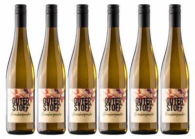 Produktbild von Grauburgunder trocken GUTER STOFF - kräftiger Weißwein - Gold AWC Vienna 6x0,75l