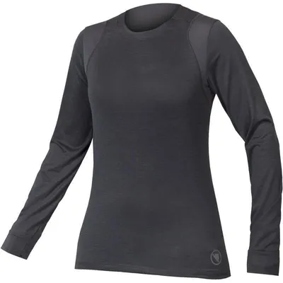 Immagine prodotto di Maglia Endura SingleTrack E6221 - da donna, a maniche lunghe, grigio opaco - Taglia L