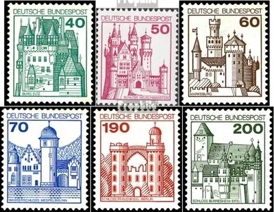 Produktbild von Briefmarken BRD (BR.Deutschland) 1977 Mi 913-920 (kompl.Ausgabe) gestempelt Burgen und Schlösser (I)