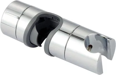 Produktbild von Duschehalter für 18-25 mm Rohrdurchmesser mit 360° drehbarer Kopfhalterung aus ABS-Kunststoff