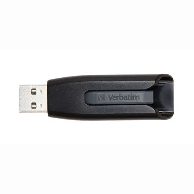 Obrázok produktu pre Verbatim VB-FD3-008-V3B, 8 GB, USB Typ-A, 3.2 Gen 1 (3.1 Gen 1), Klzné, Čierna, Šedá