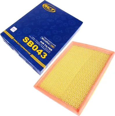 Produktbild von Luftfilter mit einer Länge von 294 mm, Breite von 228 mm und Höhe von 57,5 mm