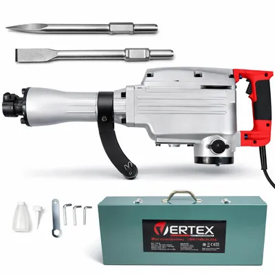 Immagine prodotto di Martello demolitore da 1700 W, 60 J HEX + valigetta + punte, martello per calcestruzzo e demolizioni SDS HEX