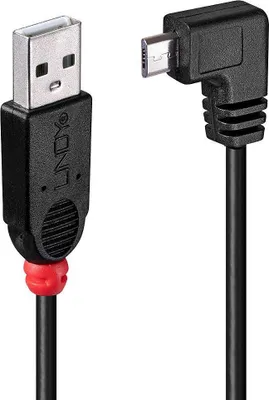 Immagine prodotto di LINDY USB 2.0 Kabel Typ A/Micro-B 90° gewinkelt M/M 2m