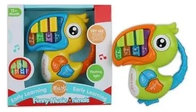Image de Jouet musical « Toucan » avec petit piano - Ciuciubabka