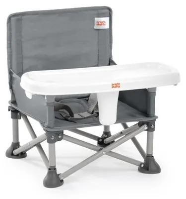 Image de Transat Bright Starts Pop 'N Sit, couleur gris