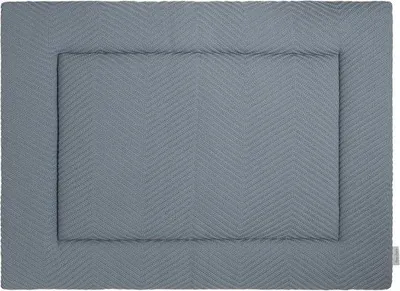 Productafbeelding van Boxkleed Baby - Luxe Boxkleed Grace - Extra Dikke Vulling - Nordic Blue - 75x95 cm - Modern & Comfortabel - Perfect voor Babykamer