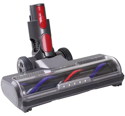 Bodenbürste kompatibel mit Dyson V7–V15, 5 LED-Leuchten
