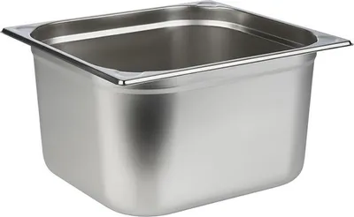 Produktbild von APS 81707 GN 2/3 Behälter, Edelstahl, 35,4 x 32,5 cm, Tiefe 200 mm, 18 Liter