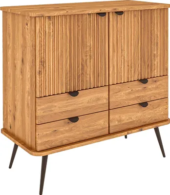 Produktbild von Kommode 97 cm breit in Eiche massiv geölt, KABALA-165