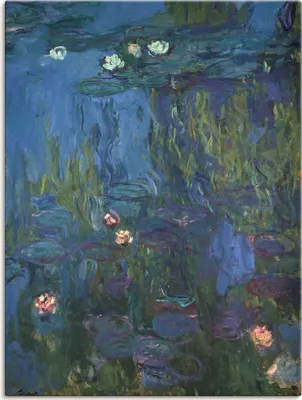 Produktbild von ARTland Leinwandbild Seerosen. 1914/17 Größe: 45x60 cm