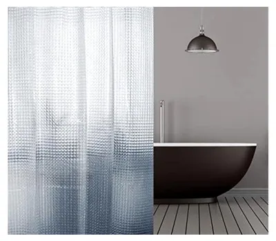 Produktbild von Duschvorhang 3D Mosaik 120x220 cm mit Duschvorhangringen - Überlänge