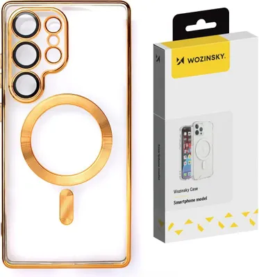 Produktbild von Wozinsky Galvanisierte Hülle Mit Magsafe Für Samsung Galaxy S25 - Gold