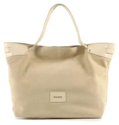 Image de BIASIA Cuir sac shopper sac à main Memory Shopping Bag Creme White écru
