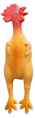 Produktbild von Karlie Hundespielzeug Huhn Latex gelb 25 x 6 x 4 cm
