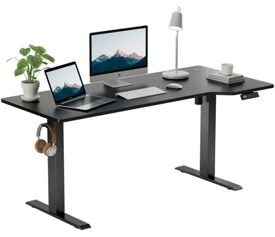 Productafbeelding van Bureau Elektrisch In Hoogte Verstelbaar - 160x70 cm - Met Kabelbeheer