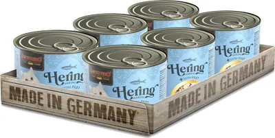 Produktbild von LEONARDO Hering + extra Filet, 6x200 g - Katzenfutter Nassfutter Katze