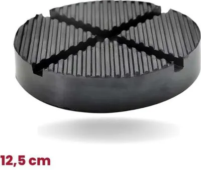 Image de Support de cric en caoutchouc 12,5 cm - Résistant à l'usure, stable