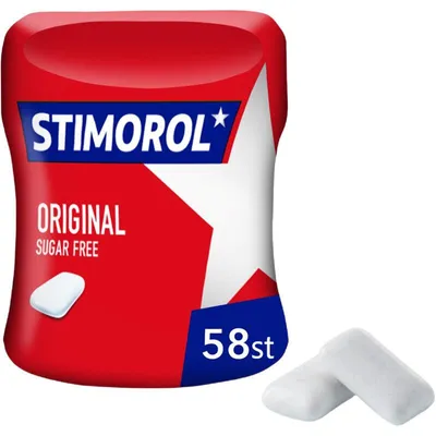 Produktbild von Stimorol Original Mint Kaugummi 80g – Frischer Minzgeschmack, langanhaltend