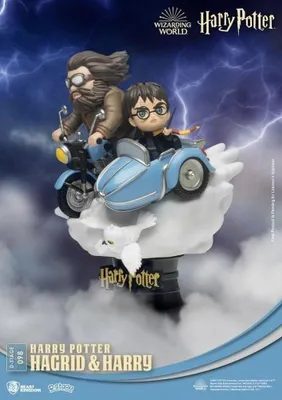 Immagine prodotto di Diorama di Harry Potter, serie D-Stage - Harry e Hagrid, 15 cm