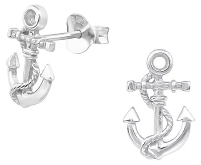 Produktbild von Anker Ohrstecker: 925 Silber Ohrringe