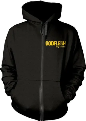 Obrázek produktu pro Godflesh - Mikina s kapucí "Hymns" se zipem po celé délce pro muže/dámy Uni PH1171 (M) (Black)