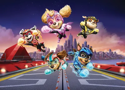 Produktbild von Fototapete Vlies FTDXL 1987 Paw Patrol 4-tlg. 252 x 182 cm