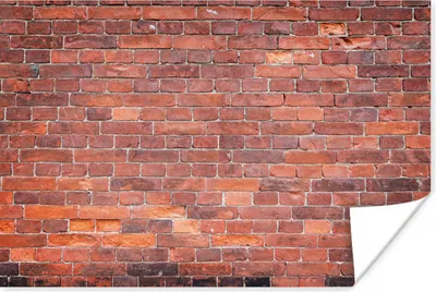 Produktbild von MuchoWow® Poster Ziegel - Wand - Rot 60x40 cm - Schlafzimmerdekoration