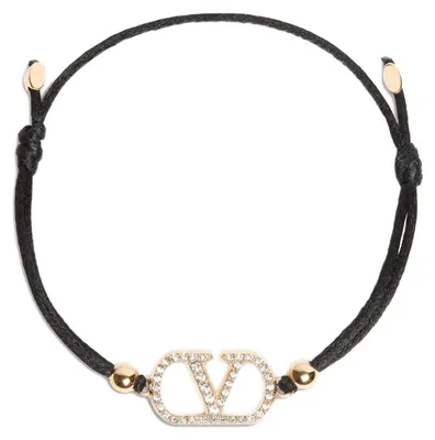 Immagine prodotto di Bracciale Valentino Garavani in poliestere, colore nero