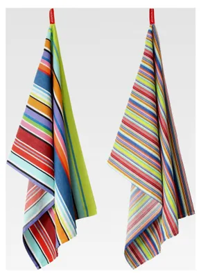 Produktbild von Geschirrtücher-Set - 50 x 70 cm - 100% Baumwolle - Buntes Geschirrtücher-Set