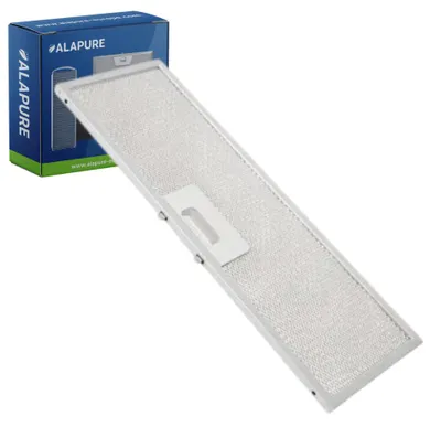 Productafbeelding van Alapure metaalfilter, geschikt voor AEG 50288070001, afmetingen 391x137x10 mm