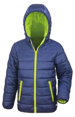 Produktbild von Result Core - Steppjacke für Kinder FK2219 (146-152) (Marineblau/Limone)