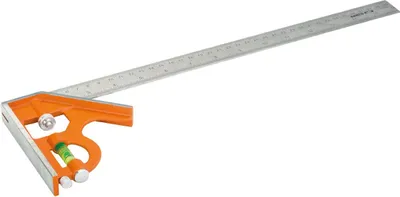 Produktbild von Kombinationswinkel 300Mm Metrisch+Zoll, Markiert 4 5° U. 90°