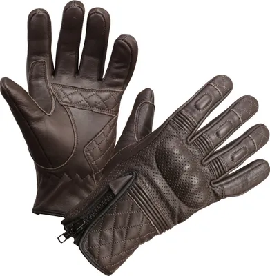 Image de Gants de moto Modeka Parkar, marron, 10