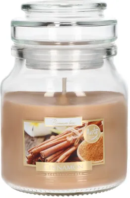 Zdjęcie produktu dla KOTARBAU® Swieca Zapachowa Mala w Szkle z Pokrywka Cynamon Pomysl na Prezent Aromaterapia Swiece Dekoracyjne Czas palenia do 28 godzin