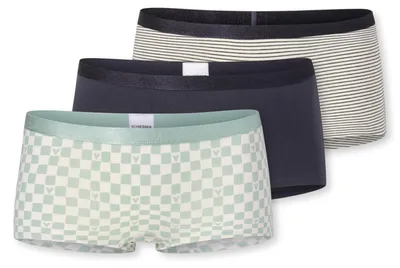 Productafbeelding van Schiesser meisjes, 3-pack shorts, zachte boord - 95/5 - maten 140 tot 176