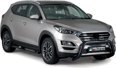 Produktbild von Frontbügel Frontschutzbügel für Hyundai Tucson 2018-2021 ø76mm Stahl Schwarz