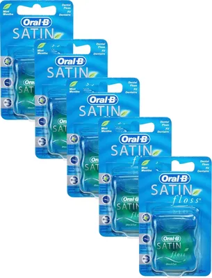 Produktbild von 5x Oral-B Satin Floss Zahnseide a 25m