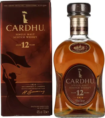 Obrázek produktu pro Cardhu 12 Years Single Malt Scotch Whisky v dárkovém balení | 40 % obj. | 0,7 l