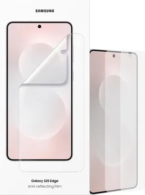 Obrázok produktu pre Samsung EF-US937, Samsung, Galaxy S25 Edge, Odolný voči nečistotám, Prachuodolný, Priehľadná, 2 kusov