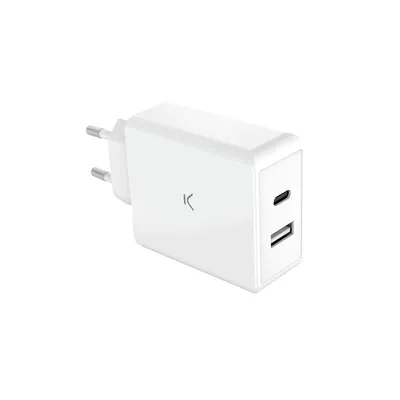 Immagine prodotto di Caricatore da parete KSIX Bianco 65 W