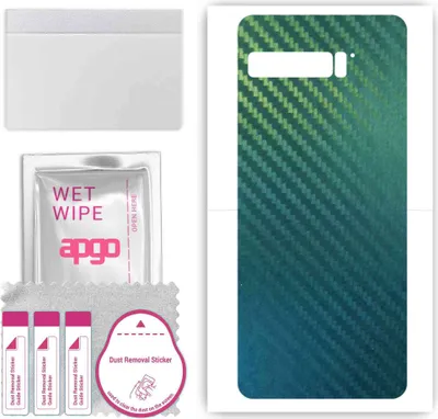 Produktbild von apgo Rückseite Schutzfolie, Skin, kompatibel mit Asus ROG Phone 3, Hinten Displayschutzfolie aus Vinylfolie, kratzfest, einfache Montage - Kohlenstoff-Chamäleon CAKA1