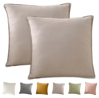 Obrázok produktu pre Sada 2 dekoratívnych obalov na vankúše 45 x 45 cm z chenille