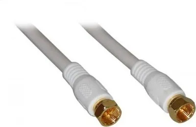 Produktbild von Wentronic BKF 150-G, 1.5 m, männlich/männlich, F, Weiß