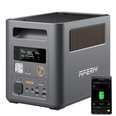 Produktbild von AFERIY Nomad1800 Pro P180 Powerstation 1024Wh LiFePO4 – 1800W AC, USV