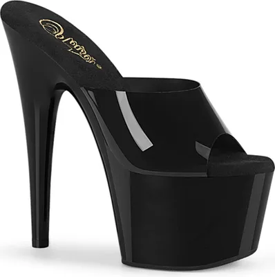 Produktbild von ADORE-701N Damen Slipper von Pleaser, Schwarz  , EU 38, US 8