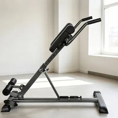 Imagen del producto de Banco de pesas con respaldo ajustable – Ideal para entrenamiento de fuerza, ejercicios abdominales y de cintura – 13 kg – – Para uso en gimnasios domésticos