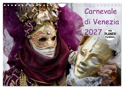 Produktbild von Carnevale di Venezia 2027 (Wandkalender 2027 DIN A4 quer), CALVENDO Monatskalender