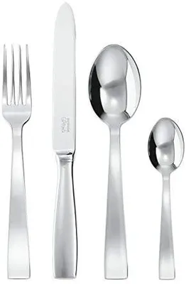 Imagen del producto de Sambonet S0695, juego de cubiertos para menú de Giò Ponti, 4 piezas, acero inoxidable 18/10