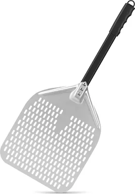 Produktbild von Perforierter Pizzaschieber mit Antihaftbeschichtung - Professioneller Pizzaschieber - 30,5 cm